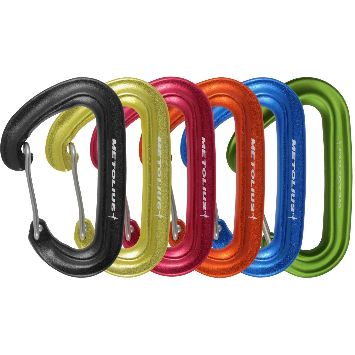 Metolius F.S. Mini II Jet Carabiner Set - 6-Pack 2 Metolius F.S. Mini II Jet Carabiner Set - 6-Pack - Image 2